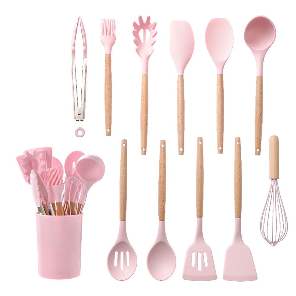 Silicone Kitchenware Cooking Utensils - Amanist