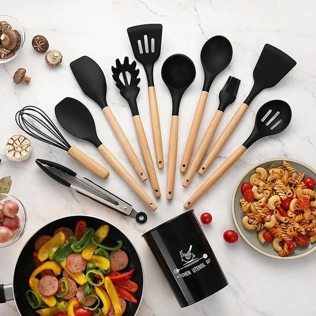 Silicone Kitchenware Cooking Utensils - Amanist