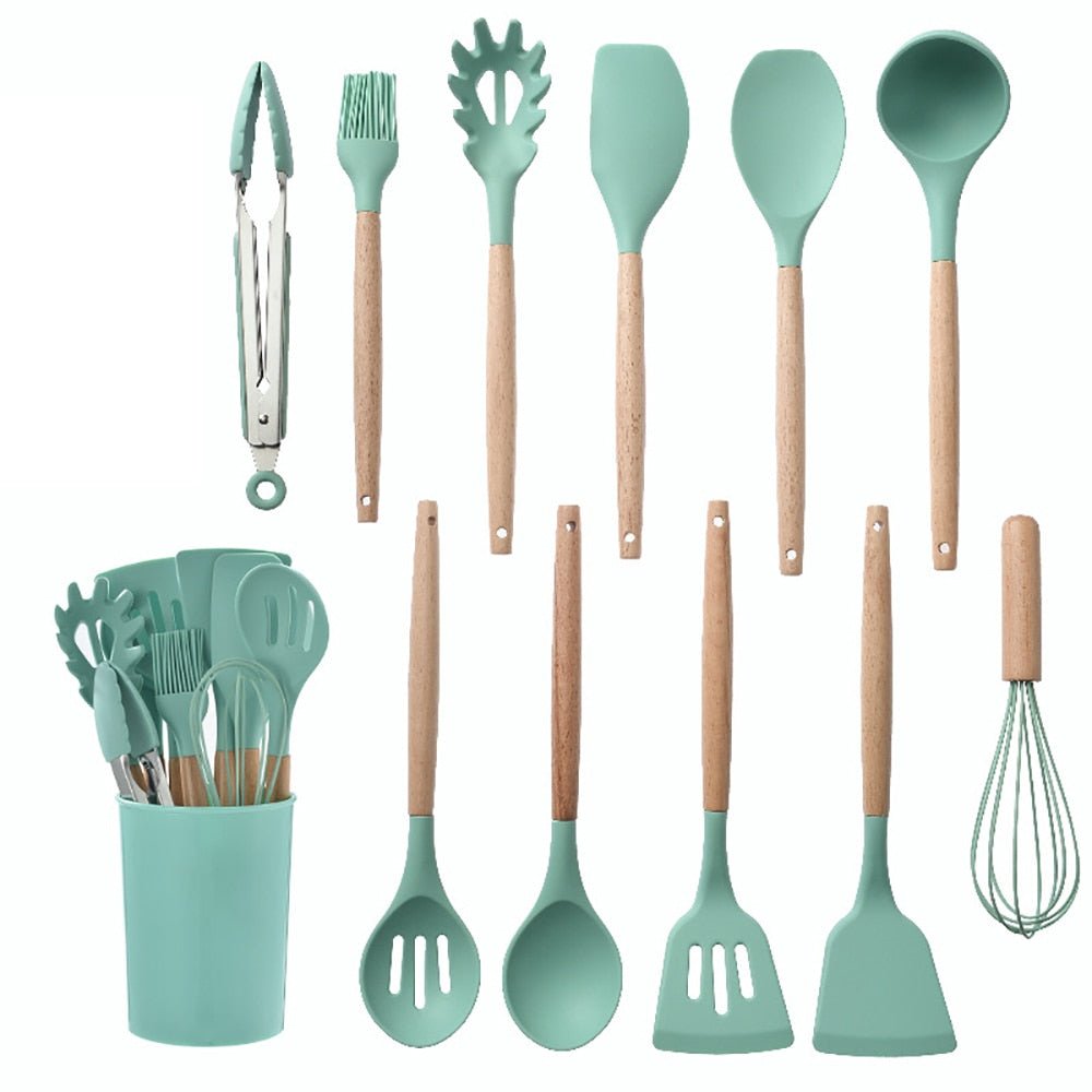 Silicone Kitchenware Cooking Utensils - Amanist