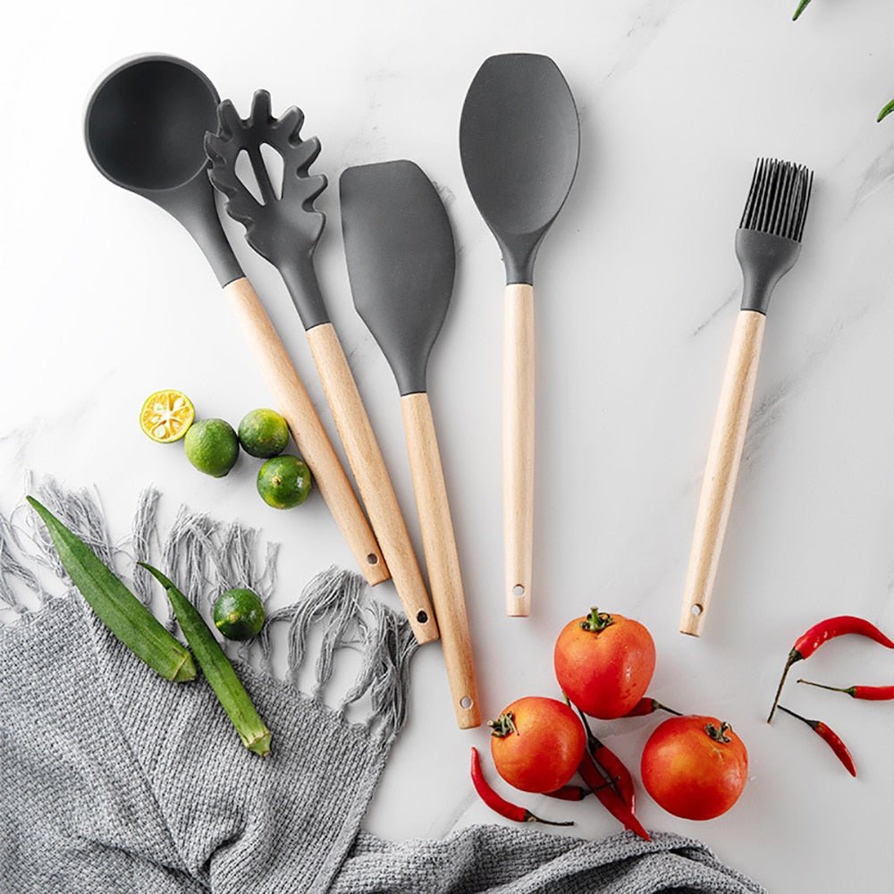 Silicone Kitchenware Cooking Utensils - Amanist