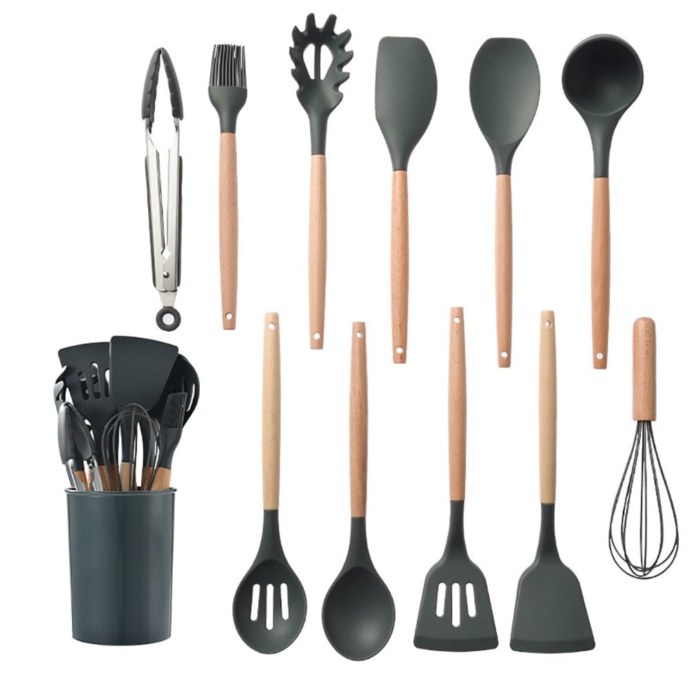 Silicone Kitchenware Cooking Utensils - Amanist