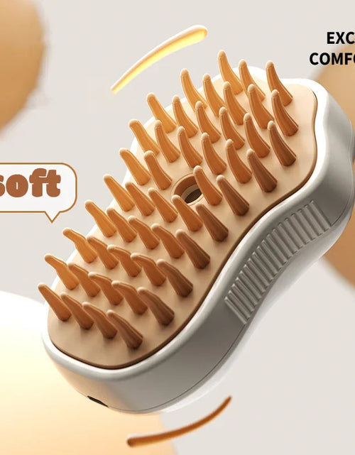 Steam Cat Brush - 3-in-1 Electric Pet Grooming Tool